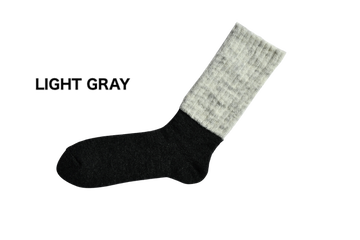 NK0702 WOOL COTTON BOOTS SOCKS-MUSTARD-M,MUSTARD, small image number 3