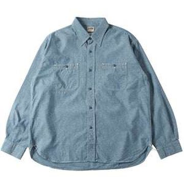 BR-25340 NAVAL SHIRTS PT,LIGHT INDIGO, small image number 1
