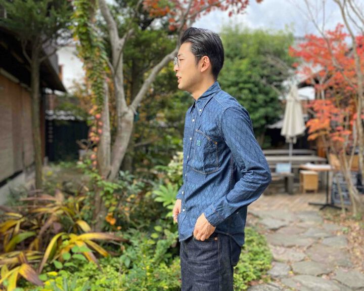 GZ-SBDKN-0310 Graphzero standard button-down L / S shirt Kendo BL,, medium image number 6