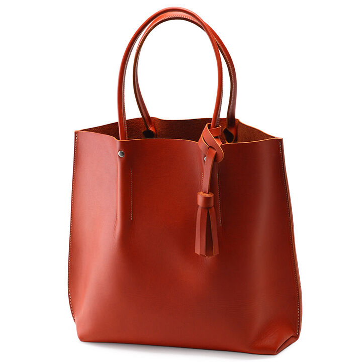 PAILOT RIVER PR-LIFE (REDMOON) Tote Bag PR-LIFE (Oil Leather Black
 Oil Leather Red Brown
 Oil Leather Dark Brown
 Oil Leather Camel Brown),OIL LEATHER DARK BROWN, medium image number 1
