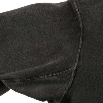 BR-3010PG  "STANDARD" COZUN ZIP HOODIE PIGMENT DYE (BLACK),BLACK, small image number 4
