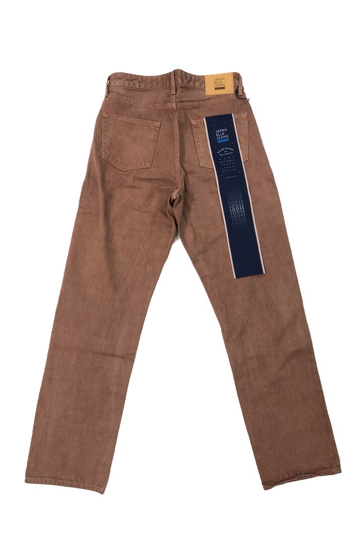 JBAG1570 13.5oz Selvedge ID KAKISHIBU Garment dye LOOSE STRAIGHT,, medium image number 8