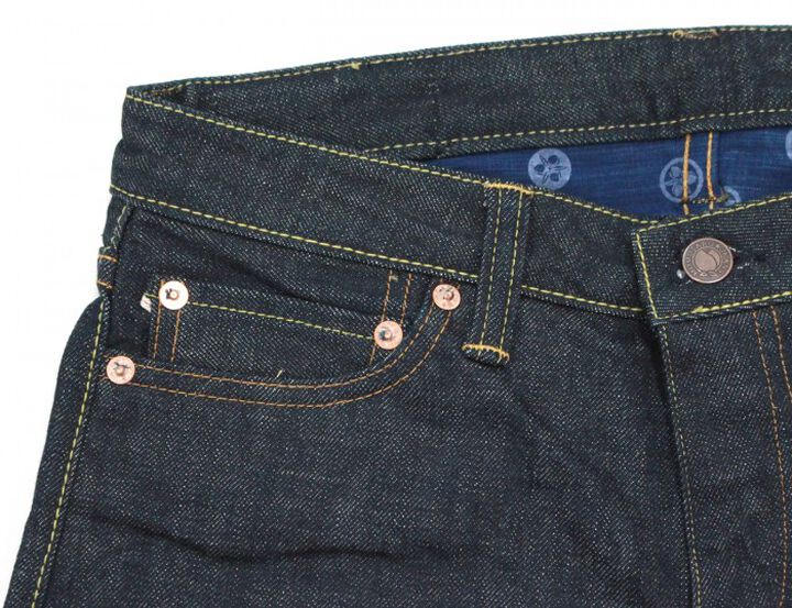 Momotaro Jeans GL005-MZ 14.7oz Japan Blue Indigo Ladies tight tapered Straight (Women's tight tapered Straight),, medium image number 6