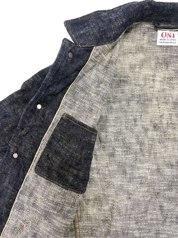 ONI03502-KASURI 17oz ONI Kasuri Denim Coverall,, small image number 10