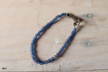 BR-8465 BEADS BRACELET (6COLORS),SAX, small image number 5