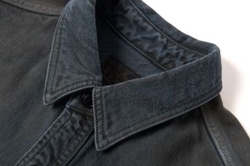 D5745 12oz KASANE NO IROME Denim Shirt,KUROBENI, small image number 4