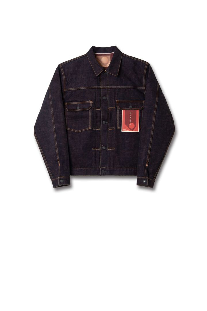 【Pre-Order】D4648 15oz GL3 HINODE Denim Jacket,, medium