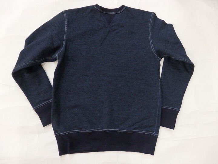 SIS18-101 INDIGO BOTH V GAZETTE HEAVY WEIGHT SWEAT- S,, medium image number 8