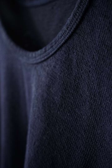 【CAPERTICA】CAP708CS04-ND Natural Dyed Linen Heavy Jersey / Asymmetry Tee,KAKISHIBU, small image number 21