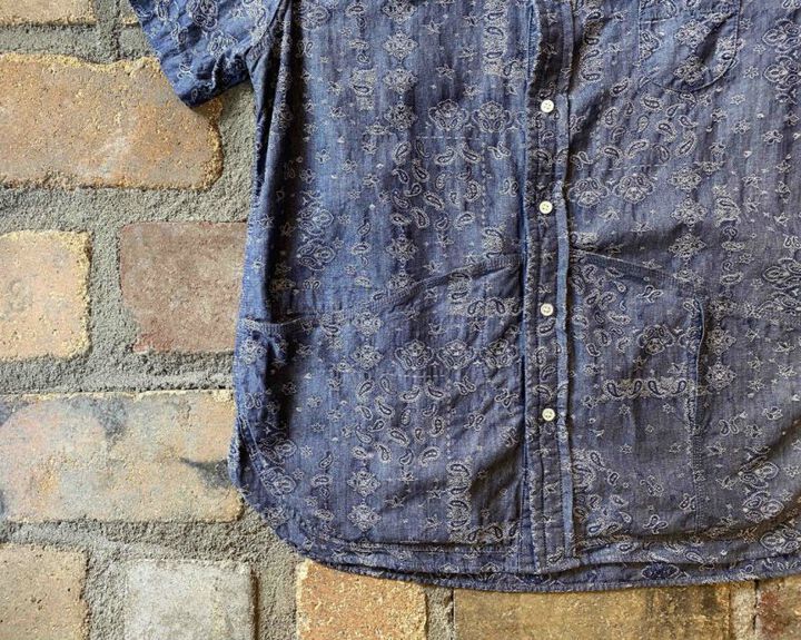 GZ-HMPKS-0205 heme pocket S / S shirt Paisley,, medium image number 3