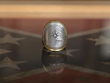 15AO-251BRS Elizabeth Coin With Diamond Ring,, small image number 0