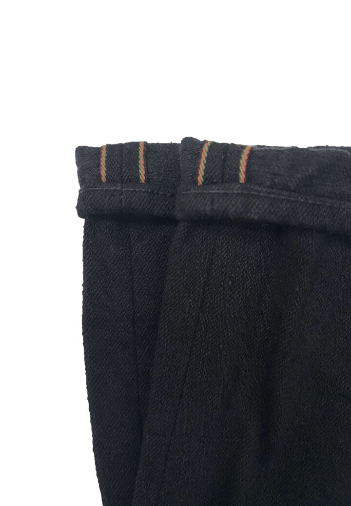 ONI246CCD-BKBK 15oz Crushed Concrete Denim Black x Black Kabuki Selvedge  Neat Straight,, medium image number 11