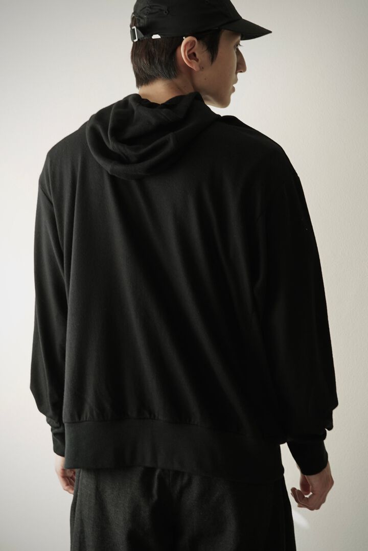 【CAPERTICA】CAP707CS35 Super140s Washable Wool MW_Jersey / F/G-Parka,BLACK, medium image number 1