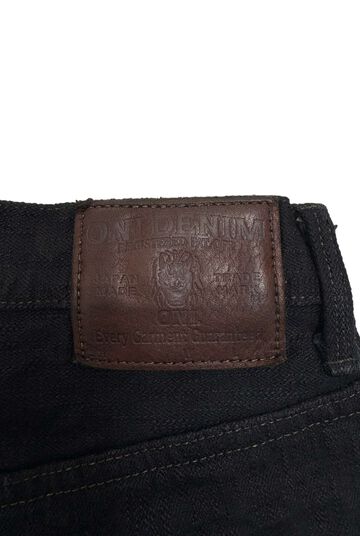 ONI-277Bumpy-黒 (Black) 17oz Bumpy Denim Just Right Straight,, small image number 8
