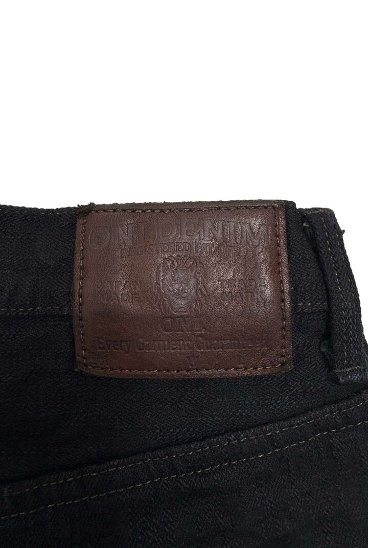 ONI-277Bumpy-黒 (Black) 17oz Bumpy Denim Just Right Straight,, medium image number 8