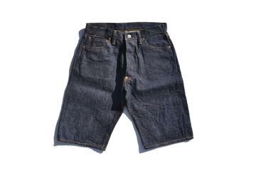 S310SPⅡ 17oz "ZERO" Series Jeans Short Pants One washed,INDIGO, small image number 0