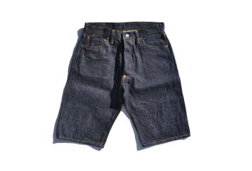 S310SPⅡ 17oz 'ZERO' Series Jeans Short Pants One washed,INDIGO, small image number 0