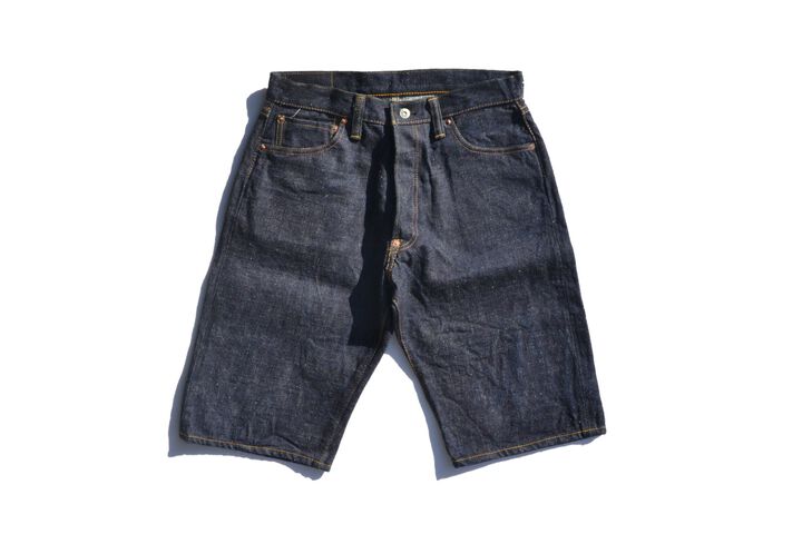 S310SPⅡ 17oz "ZERO" Series Jeans Short Pants One washed,INDIGO, medium image number 0