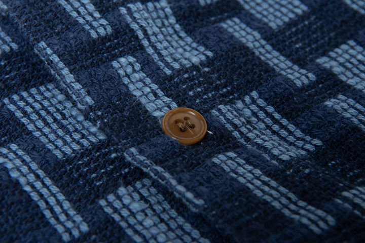【Pre-Order】5757 Indigo NORAGI Work Shirts,INDIGO, medium image number 6