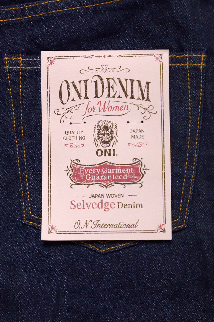 ONI-L722-12Z 12oz Selvedge Denim Super Wide Straight Zip-fly【WOMEN'S】,, medium image number 7