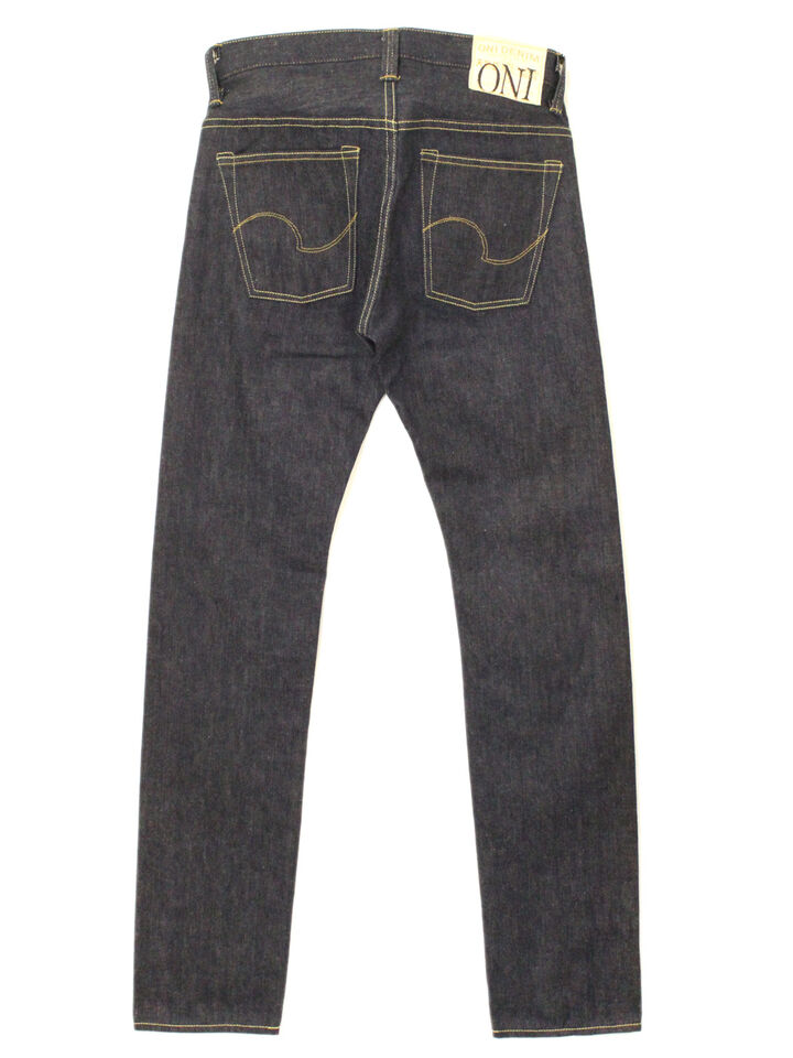 ONI-707LWZR 12.5OZ NATURAL INDIGO LOW TENSION DENIM EURO TIGHT STRAIGHT,, medium image number 1