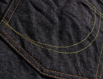 G015-MZ Deep Colored Indigo Narrow Tapered (Zipper Fly),, small image number 13