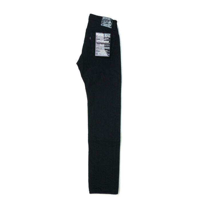S710NBKII 17OZ BLACK DENIM SLIM FIT STRAIGHT-One Wash-29,, medium image number 2