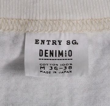 ESGDM01 ENTRY SG. × DENIMIO Limited Collab "TSURI-AMI" T-shirt (S~3XL),WHITE, small image number 7