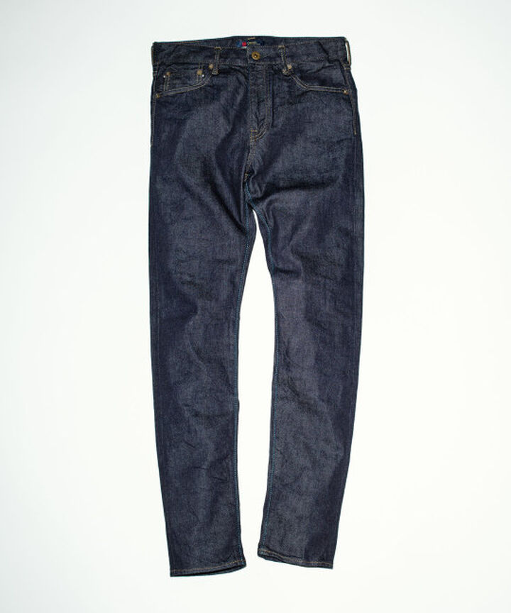 J104 CIRCLE 12.5oz African cotton vintage Selvedge skinny (One washed),, medium image number 3