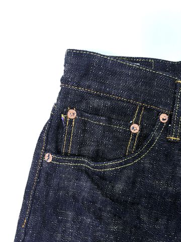 ONI246-KASURI 17oz ONI Kasuri Denim Neat Straight,, small image number 4