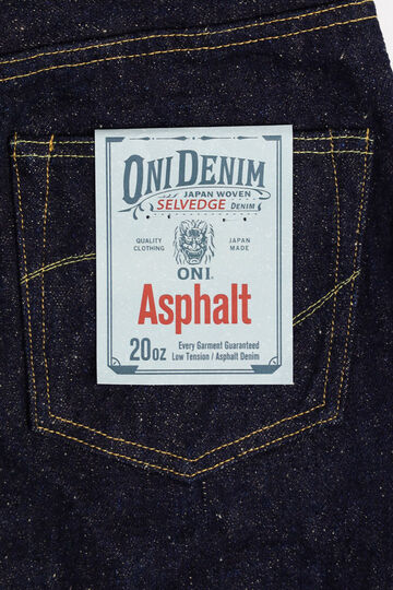 ONI266-Asphalt 20oz Asphalt Denim Relax Straight,, small image number 5