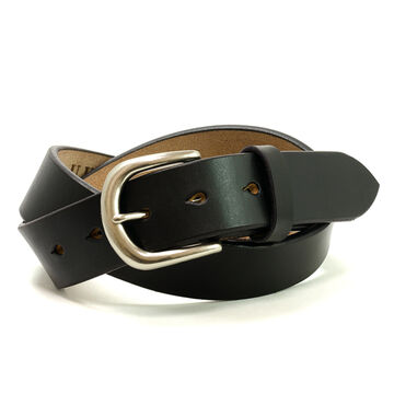 ENB40145AB UK saddle leather 40mm width harness belt,BLACK, small image number 1