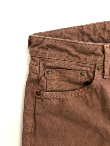 JBAG1570 13.5oz Selvedge ID KAKISHIBU Garment dye LOOSE STRAIGHT,, small image number 6