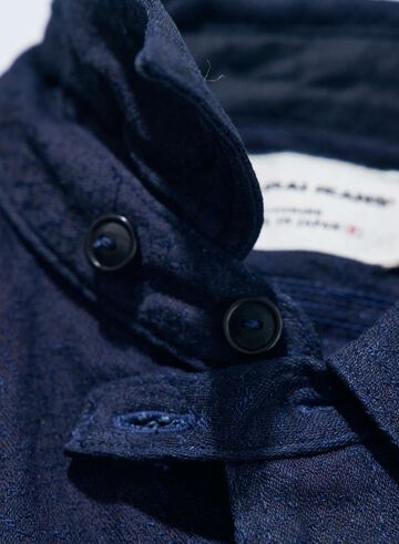 SSS25-01 "INDIGO SNAKE" JACQUARD SHIRT,INDIGO, small image number 8