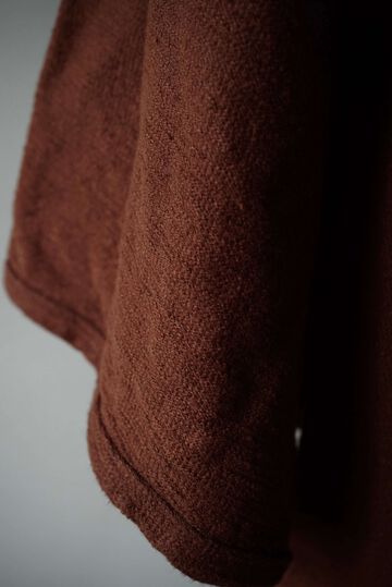 【CAPERTICA】CAP708CS04-ND Natural Dyed Linen Heavy Jersey / Asymmetry Tee,KAKISHIBU, small image number 14