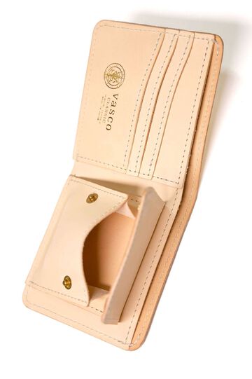 VSC-700 LEATHER VOYAGE SHORT WALLET COIN TYPE MEAL-CAMEL,Meal-Camel, small image number 29