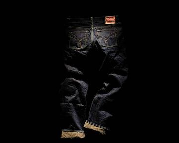 THE STRIKE GOLD SG2105 17oz tight Straight Jeans (&nbsp;Non Wash
 One Washed),, small image number 12