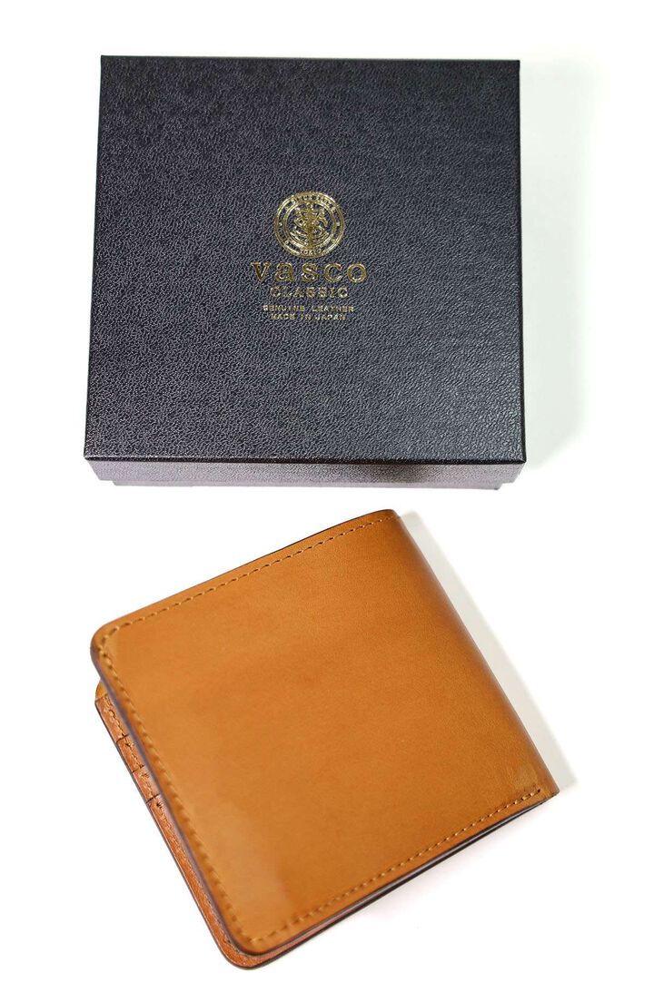 VSC-700 LEATHER VOYAGE SHORT WALLET COIN TYPE MEAL-CAMEL,Meal-Camel, medium image number 5