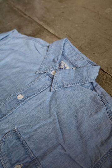 01-8064 Chambray Work Shirt (99 Bleached),, small image number 3