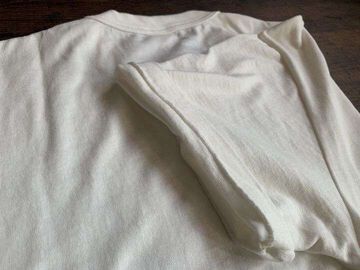 ENTRY SG. &times; DENIMIO Collaboration ESGDM01 STANDARD "Tsuri-ami" T-shirt (WHT,BLK),WHITE, small image number 9