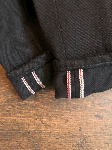 ONI642-13BK 13oz Jet Black Denim Relax Tapered,, small image number 9