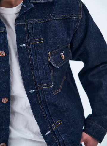 S556VX 17oz Zero+ Type 1 Denim Jacket with T-BACK spec,, small image number 2