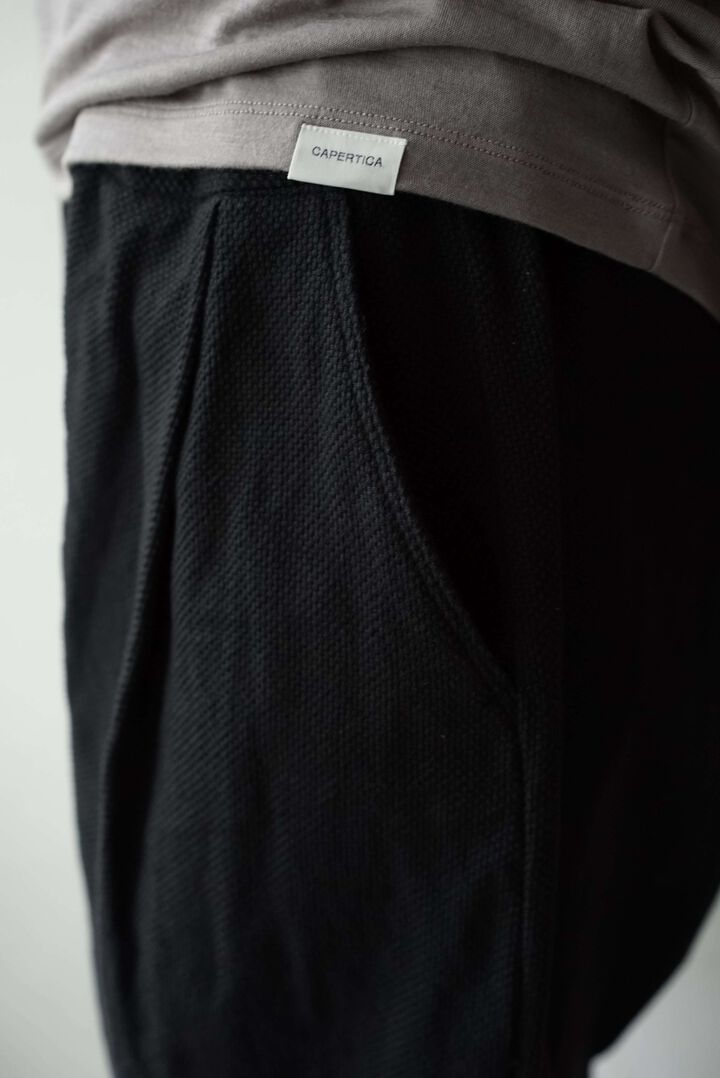 【CAPERTICA】CAP708PT44 Lite Sashiko / P/T Easy Pants_Ⅱ,BLACK, medium image number 6
