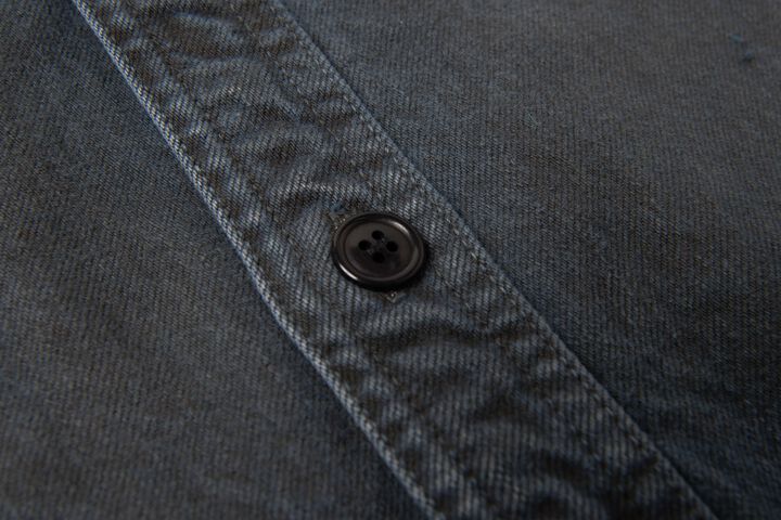 D5745 12oz KASANE NO IROME Denim Shirt,KUROBENI, medium image number 8