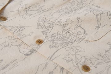 【Pre-Order】5736 Choju Open-Collar Shirts,IVORY, small image number 4