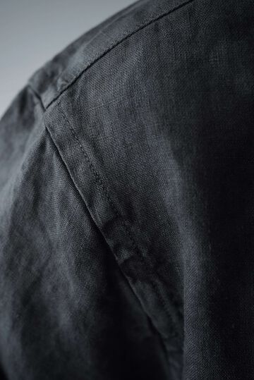 244SH08 Natural Dyed Linen / The Shirts,SUMI, small image number 17