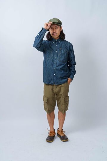 GZ-CASP-0507 Cargo Shorts (KAHKI, BLACK)-BLACK-3L,BLACK, small image number 25