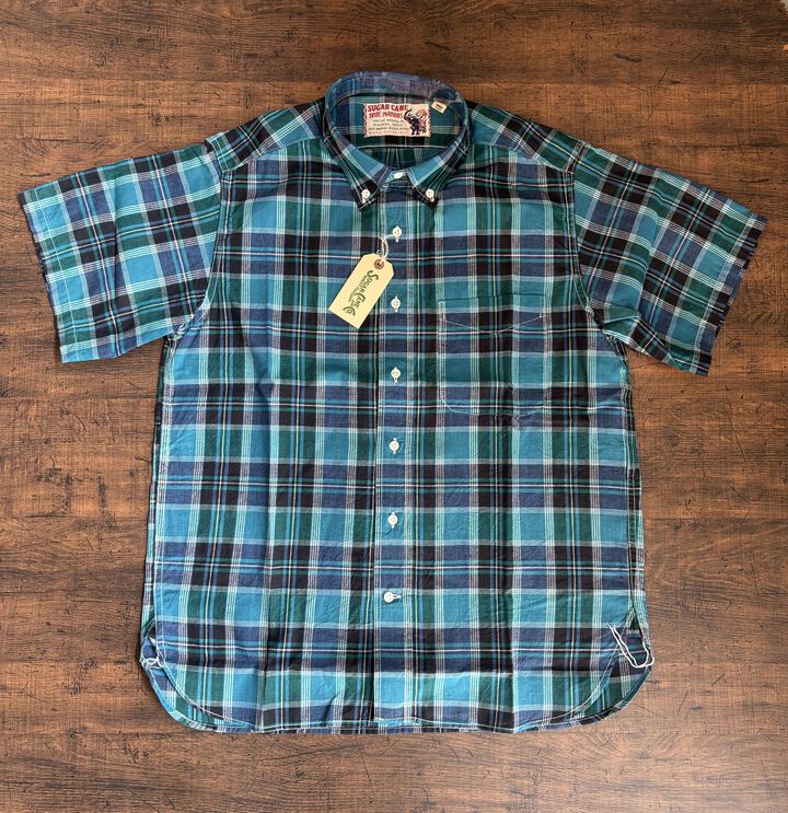 Lot No. SC39738 / MADRAS CHECK BUTTON DOWN SHIRT,, medium