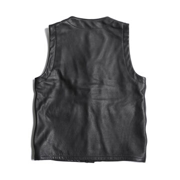 TR-YL07 Rancher Steerhide Vest (Steer Oil),, small image number 1