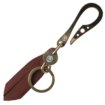 PAILOT RIVER PR-KHGN-BM (REDMOON) Key Holder PR-KHGN-M (Oil Leather Black, Oil Leather Red Brown, Oil Leather Dark Brown, Saddle Leather Natural),OIL LEATHER BLACK, small image number 0